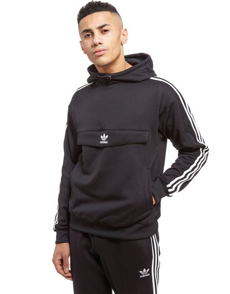 adidas herren hoodie schwarz|Adidas originals hoodie men's black.